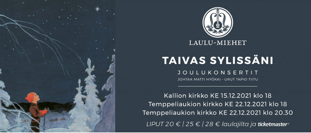 Taivas sylissäni - Laulu-Miesten perinteinen joulukonsertti